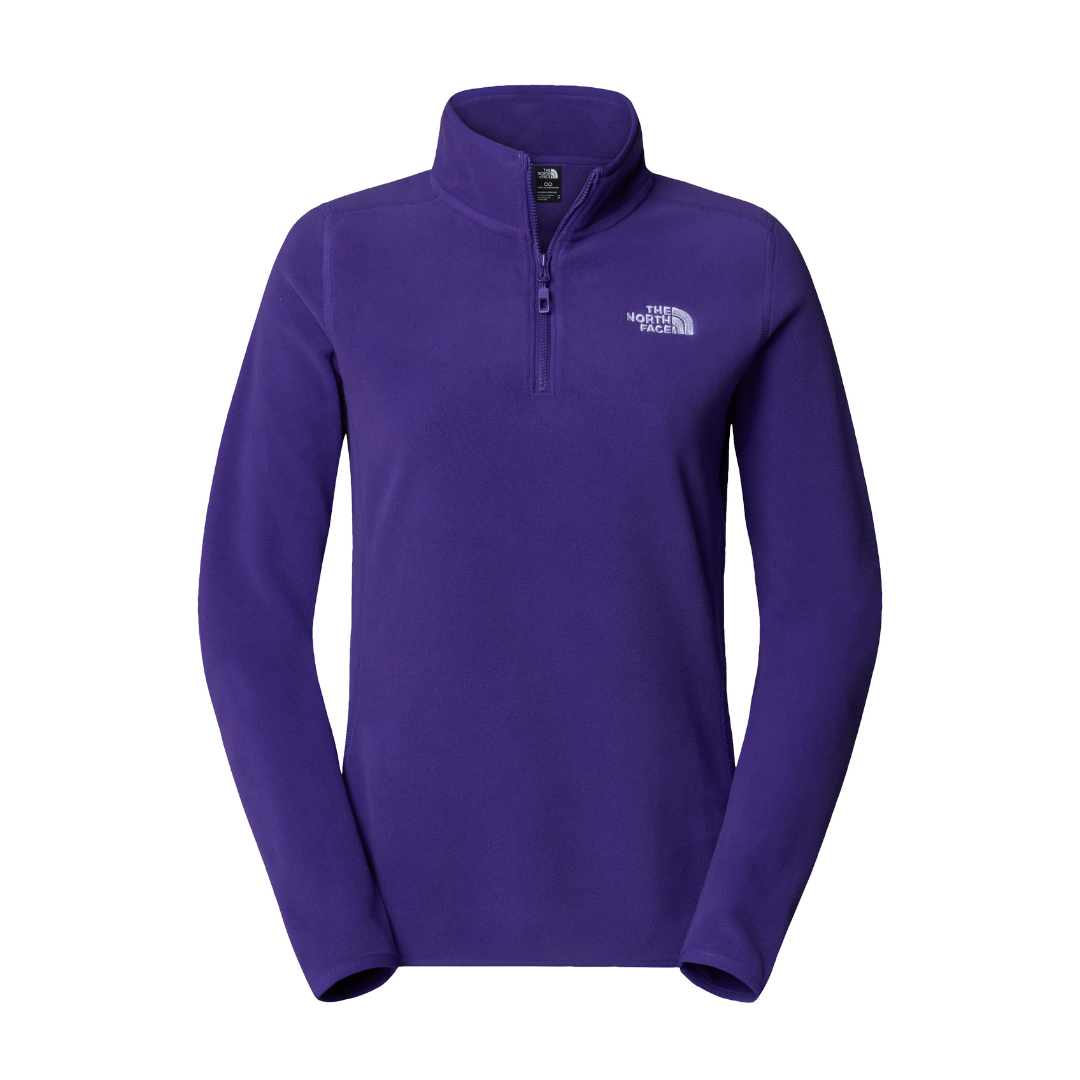 North face 100 glacier quarter zip womens fleece sale